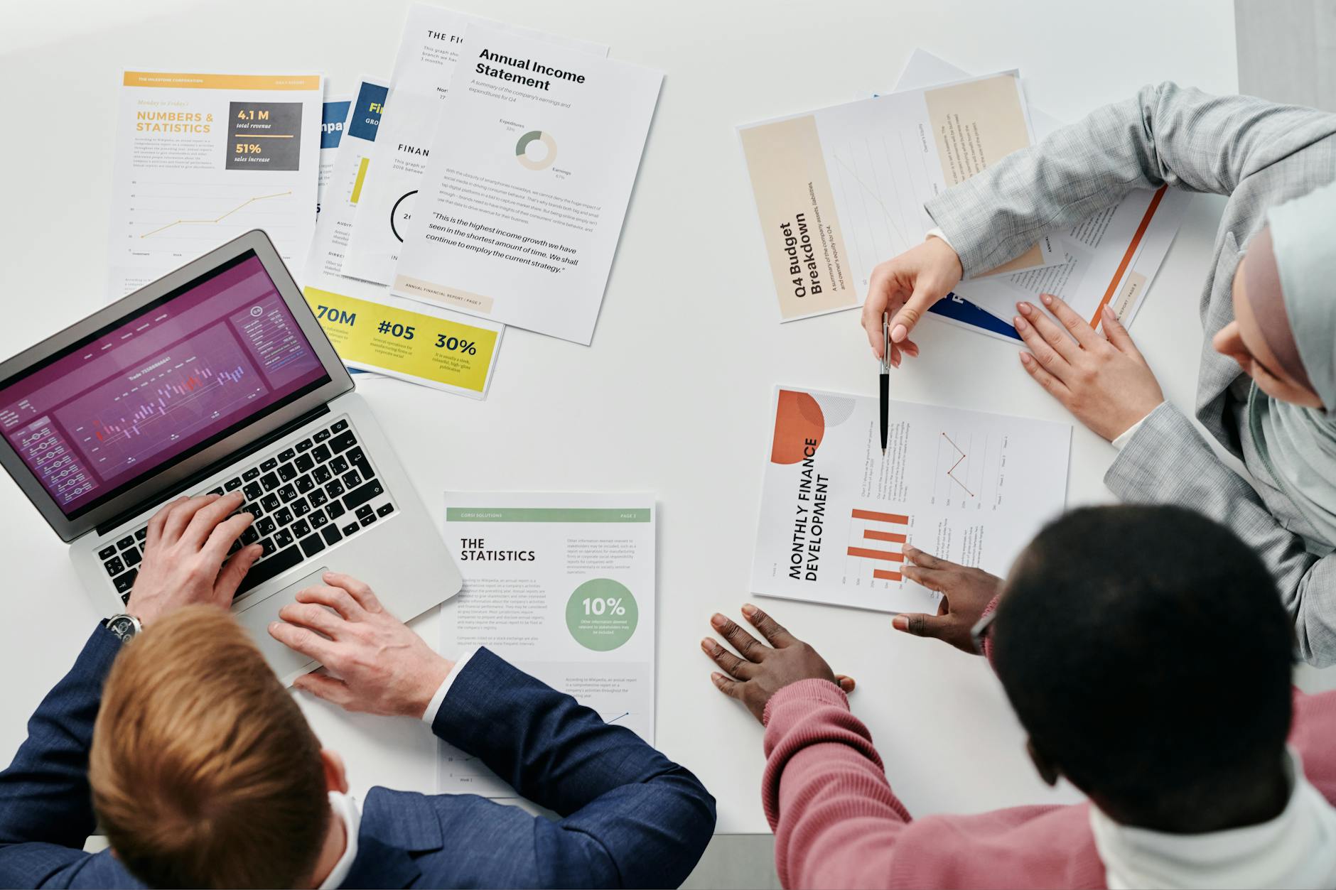 Loan Orbit Pro leadership team in a meeting